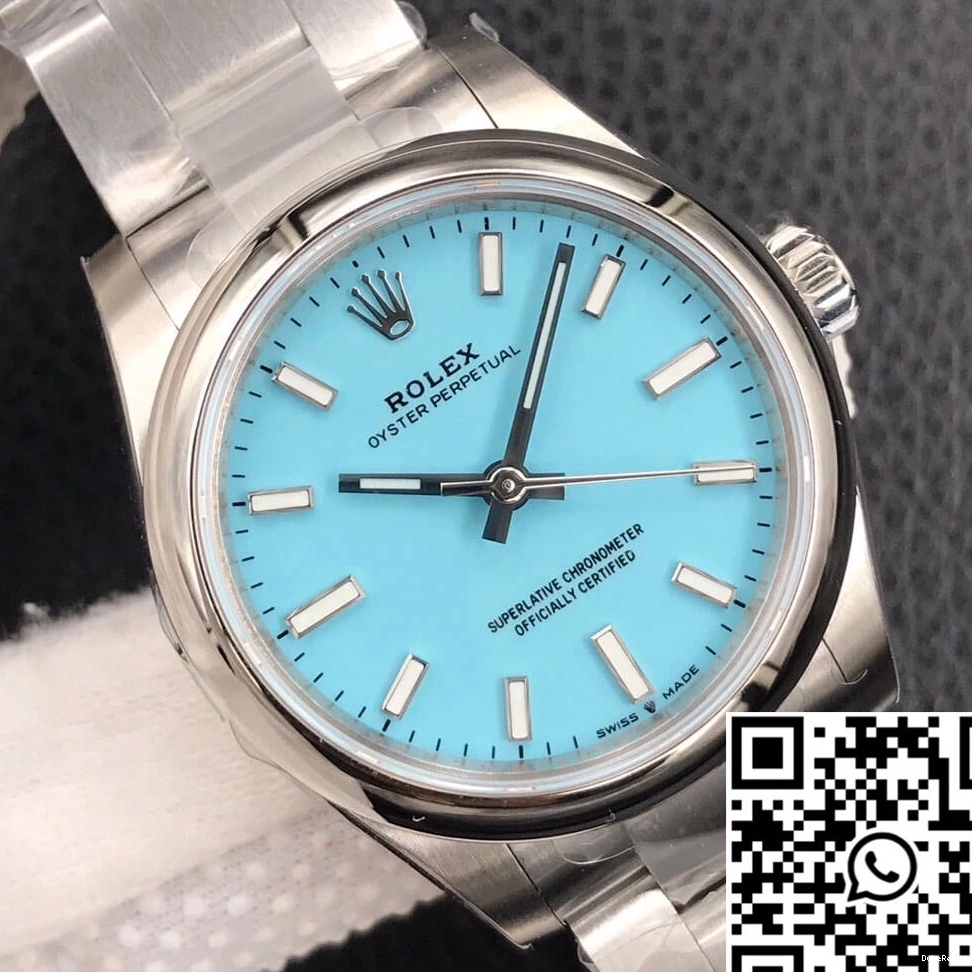 Turquoise 31MM Rolex Blue Dial M277200-0007 Factory EW Oyster Perpetual 0730